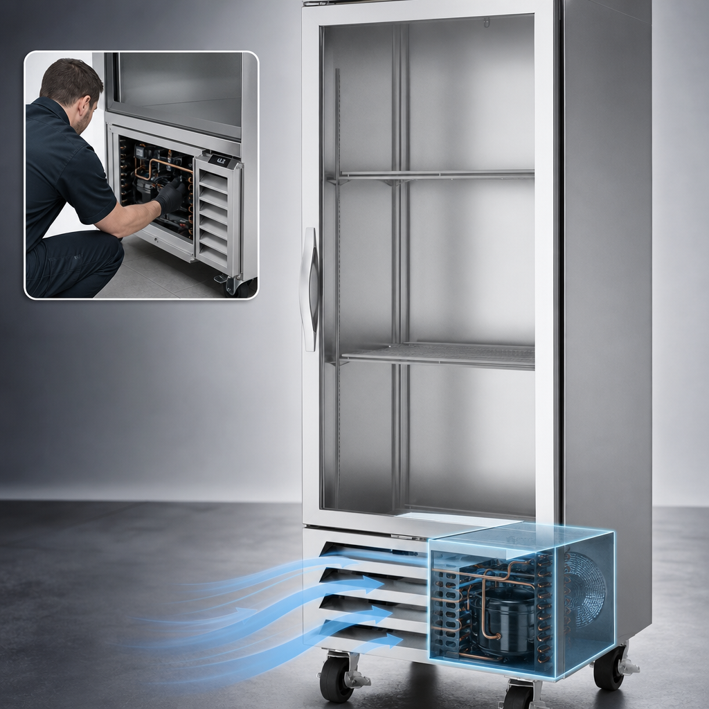 Bottom-Mounted Self-Contained Refrigeration