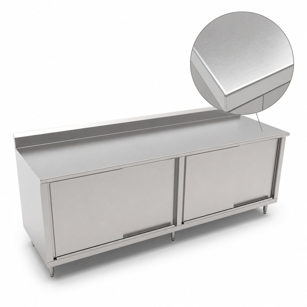 14-Gauge Stainless Steel Top