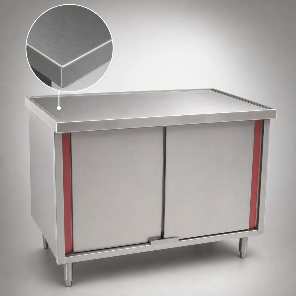 14-Gauge 304 Stainless Steel Top
