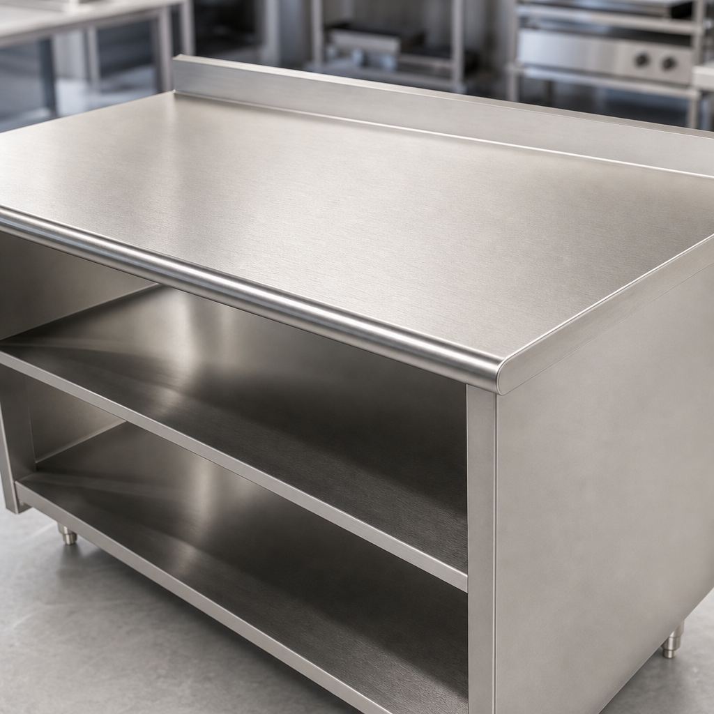 16 Gauge 304 Stainless Steel Top