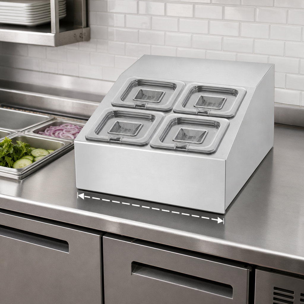 Compact Countertop Footprint