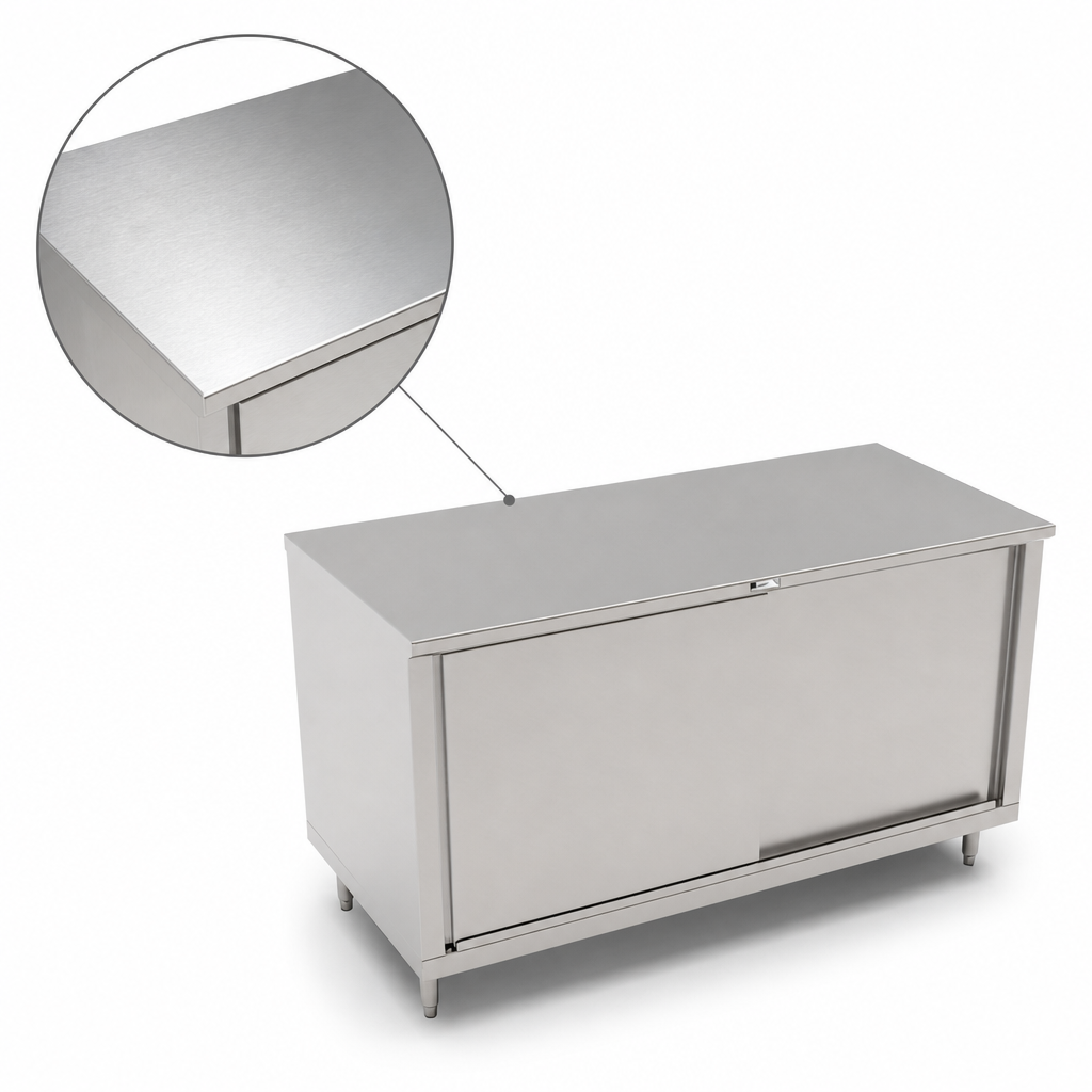 14-Gauge Stainless Steel Top