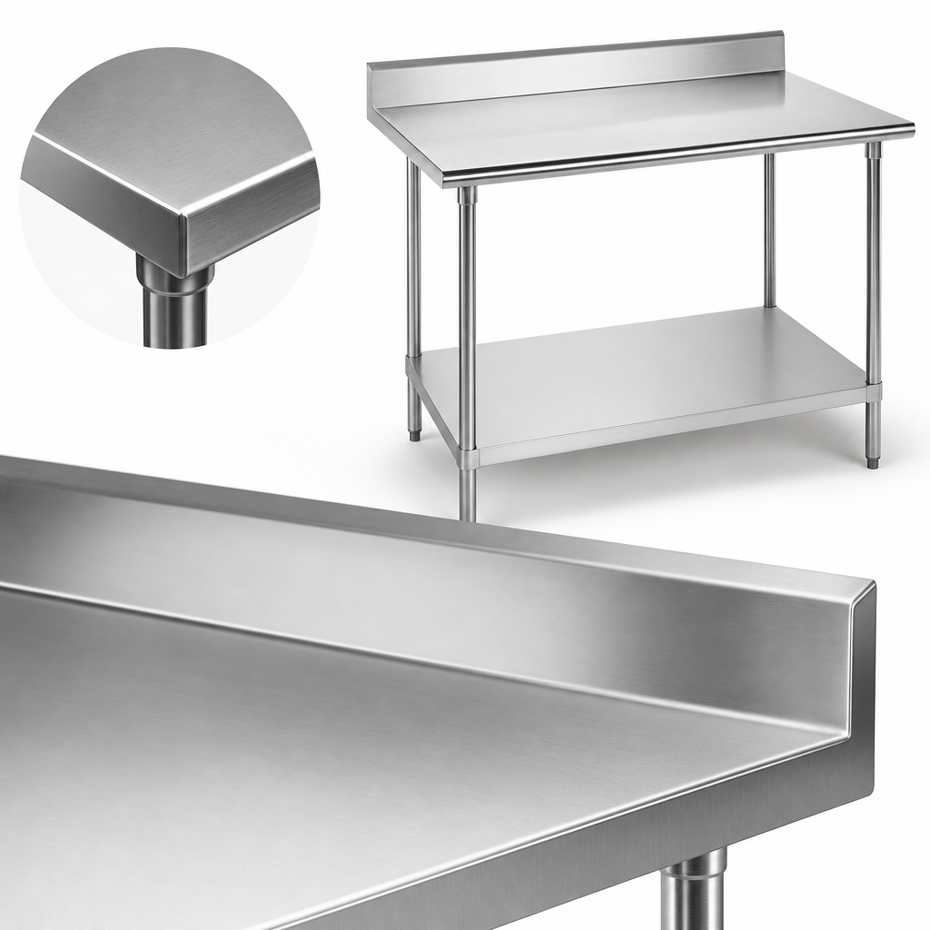 14 Gauge 304 Stainless Steel Top
