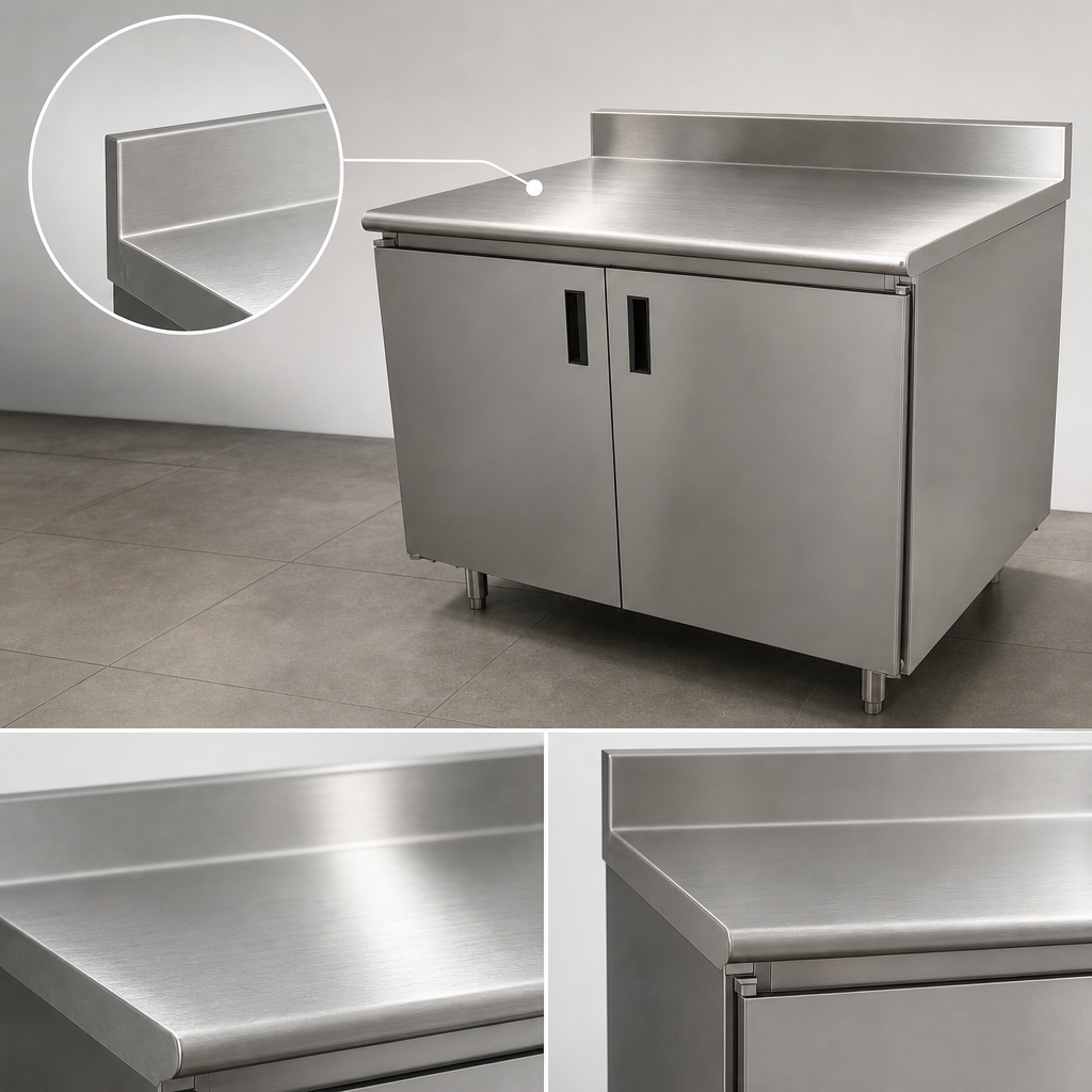 14-Gauge 304 Stainless Steel Top