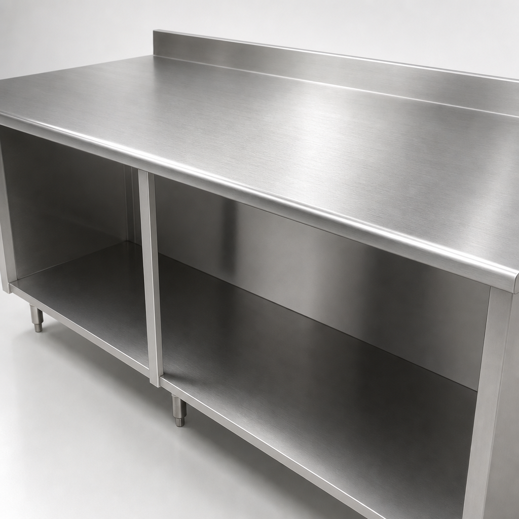 16-Gauge 304 Stainless Steel Top