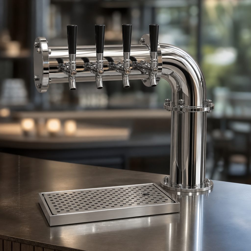 Four-Faucet Tower