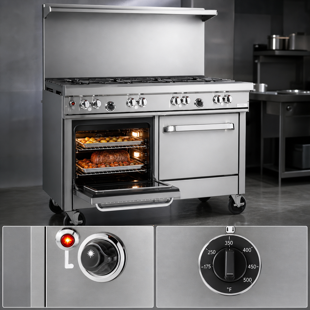Standard Oven with Battery Spark Ignition