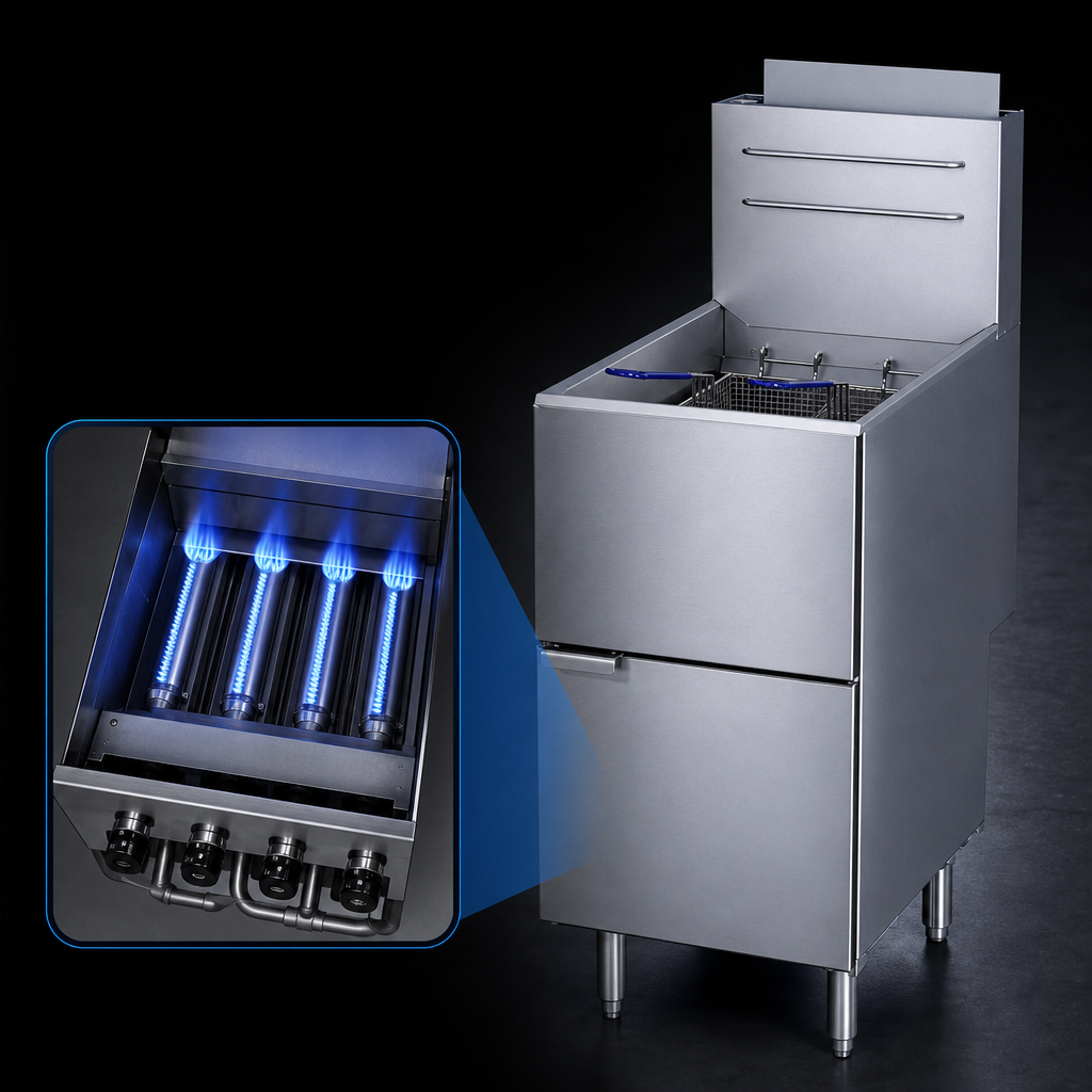 Four High-Output Burners