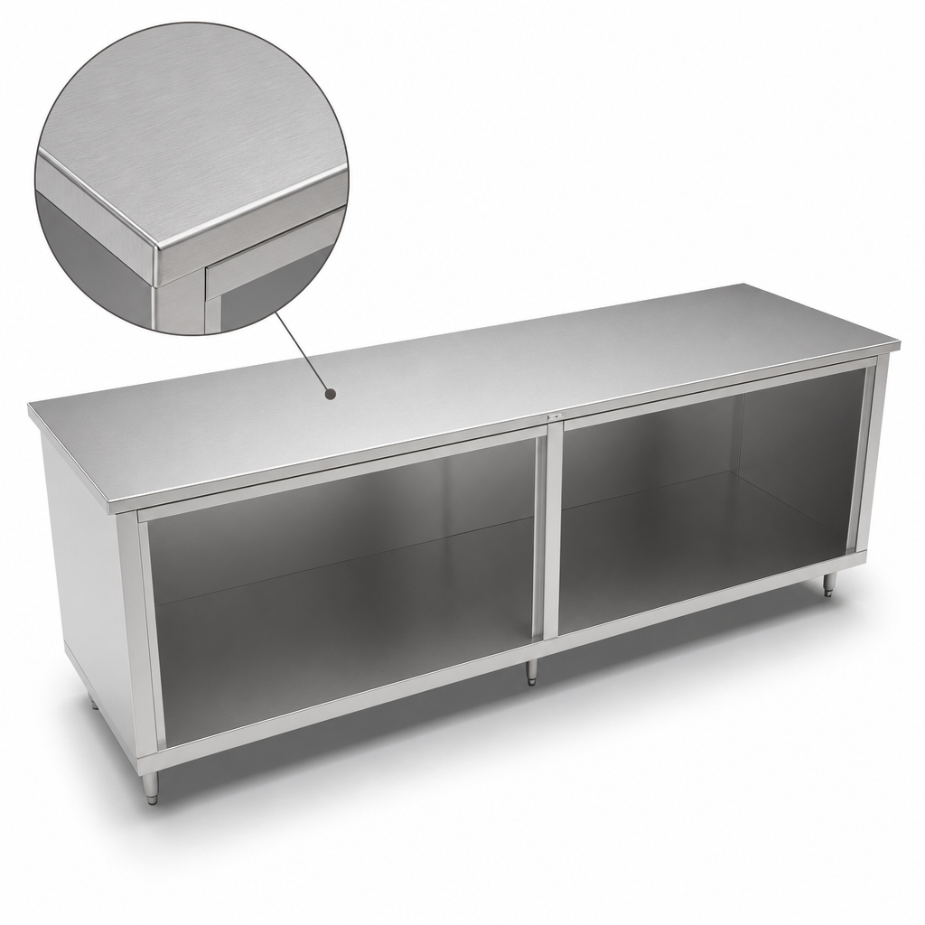16-Gauge Stainless Steel Top