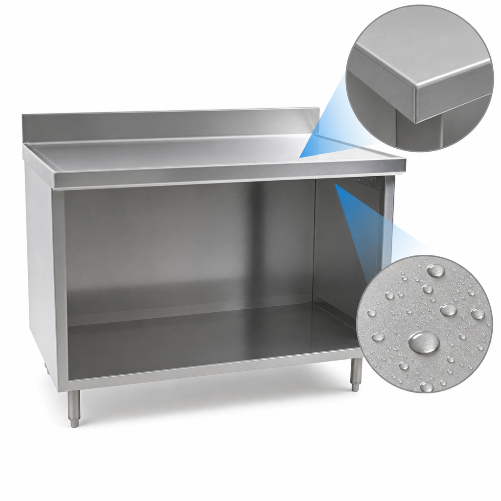14-Gauge 304 Stainless Steel Top