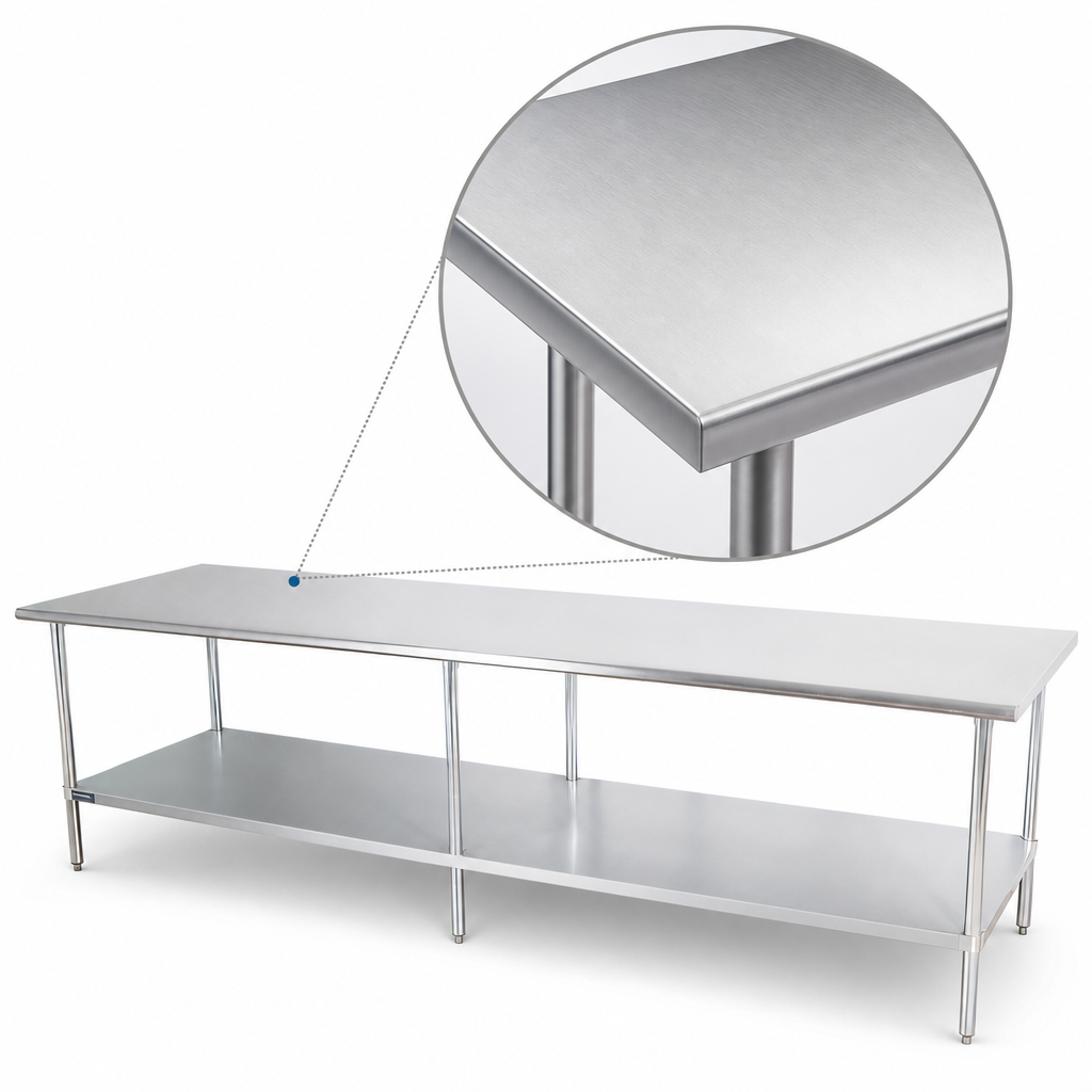 18/400 Stainless Steel Reinforced Top