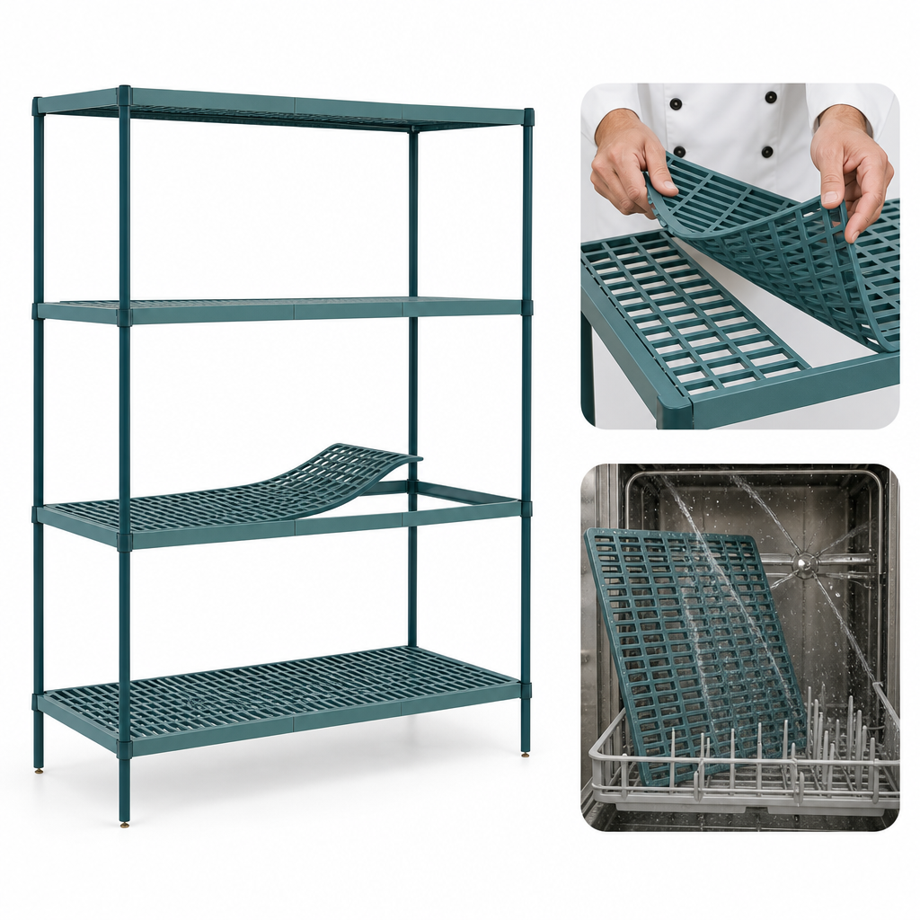 Removable Polymer Shelf Mats
