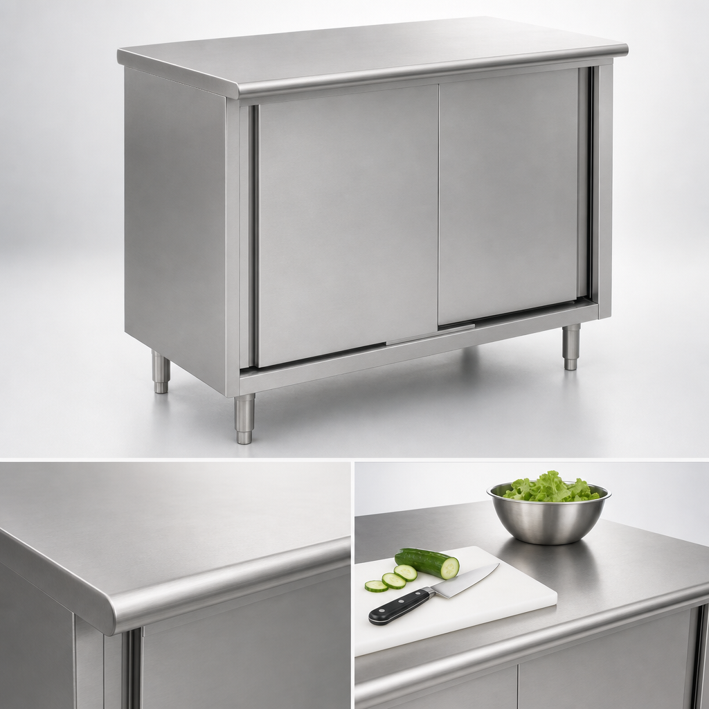 Flat Stainless Steel Top