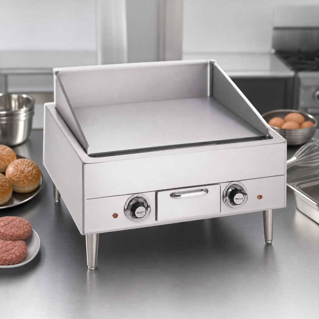 Smooth Polished Steel Griddle Plate