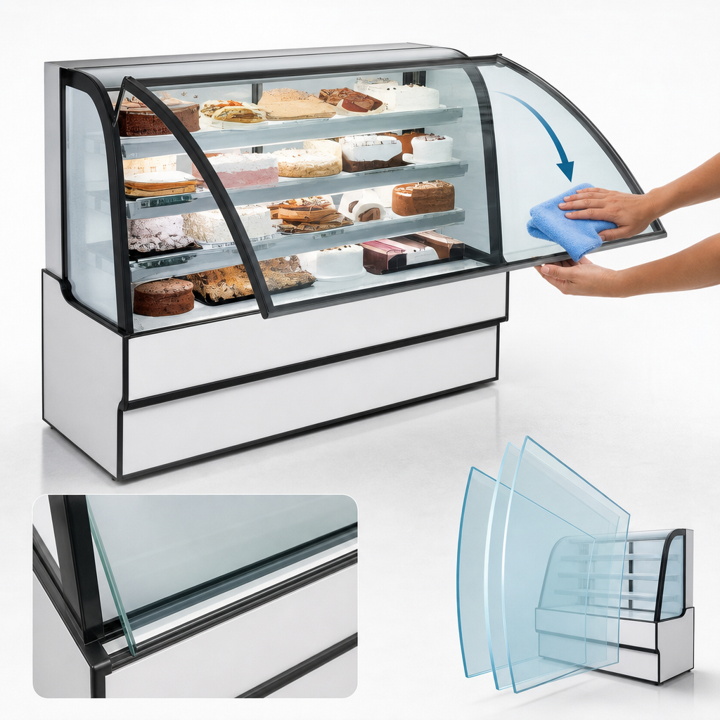 Tempered Thermopane Tilt-Out Front Glass