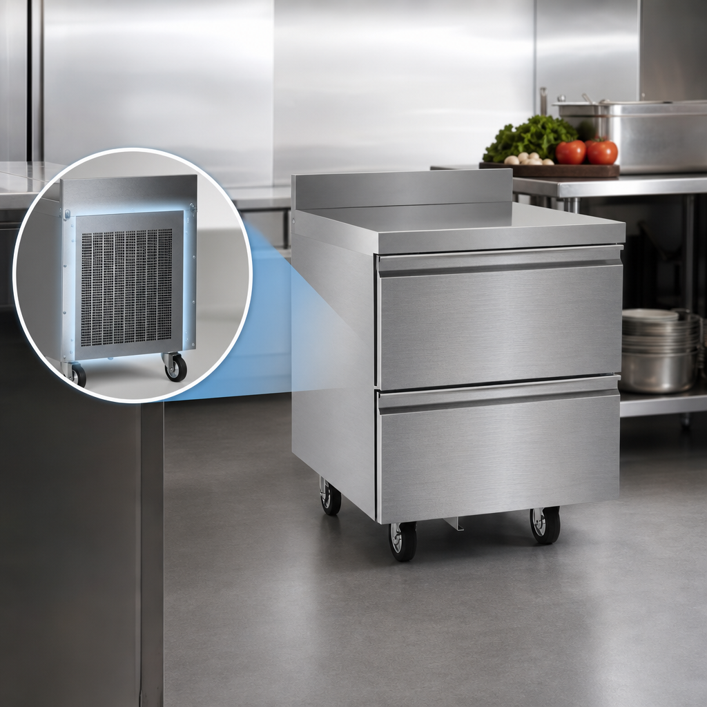 Self-Contained, Rear-Mounted Refrigeration