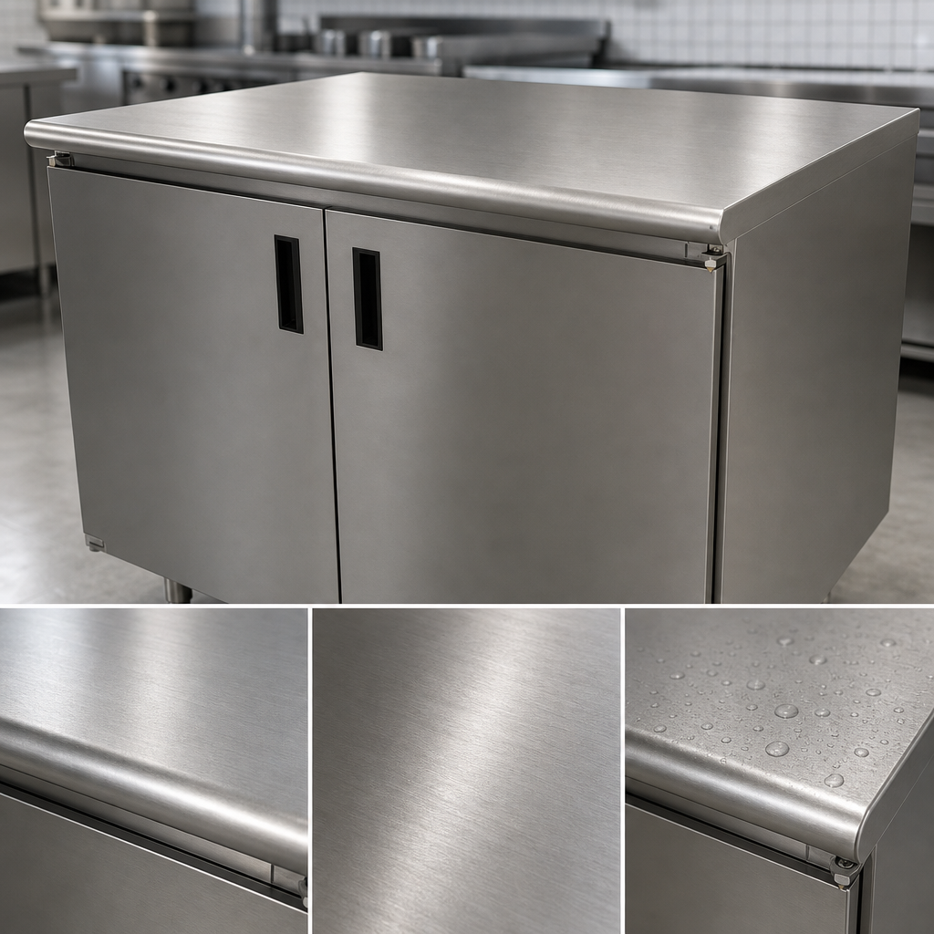 14 Gauge 304 Stainless Steel Top