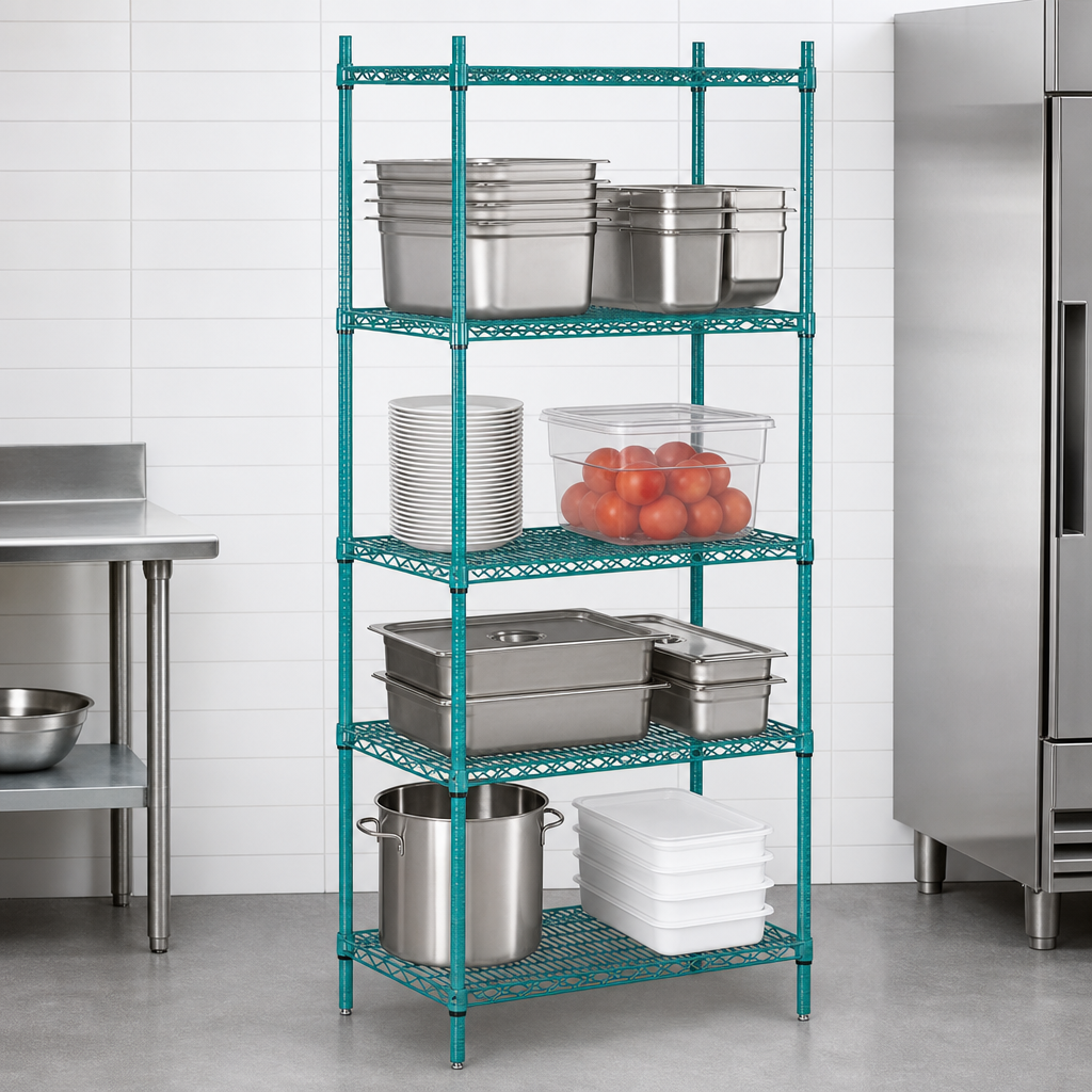 Four Shelves Included