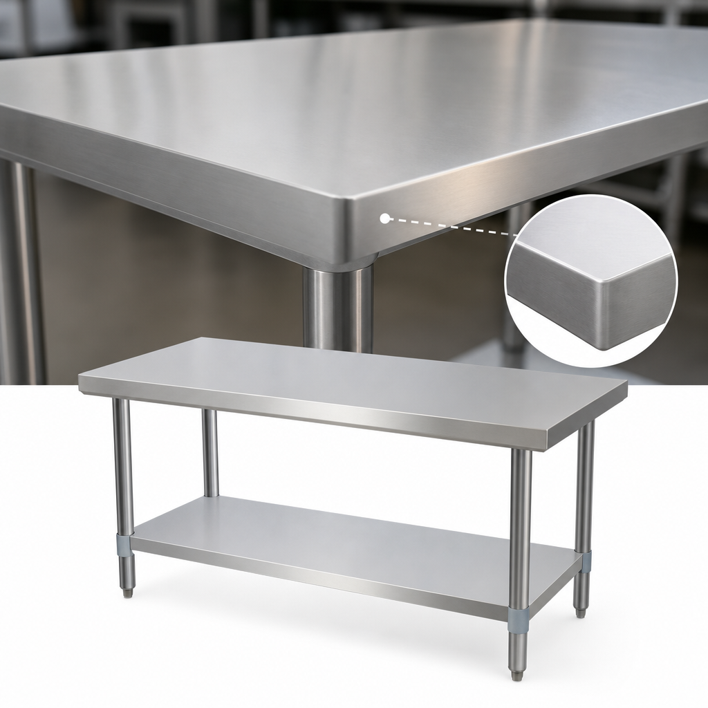 18-Gauge 430 Stainless Steel Top