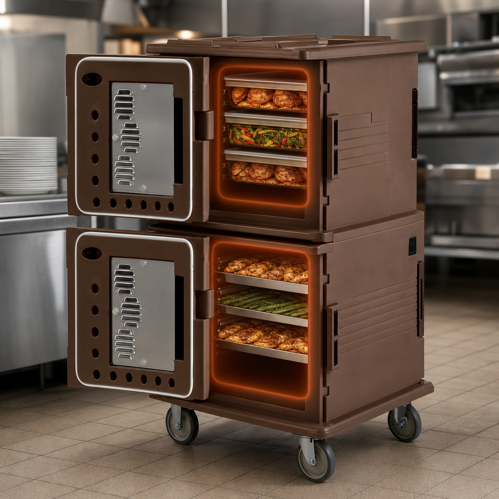 Dual Heated Front-Loading Compartments