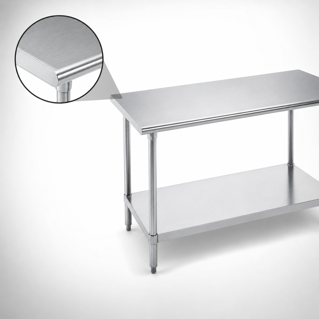 14 Gauge 304 Stainless Steel Top