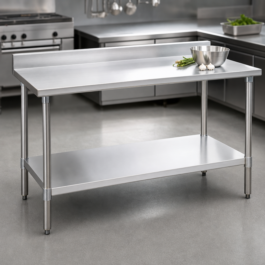 16-Gauge Stainless Steel Top