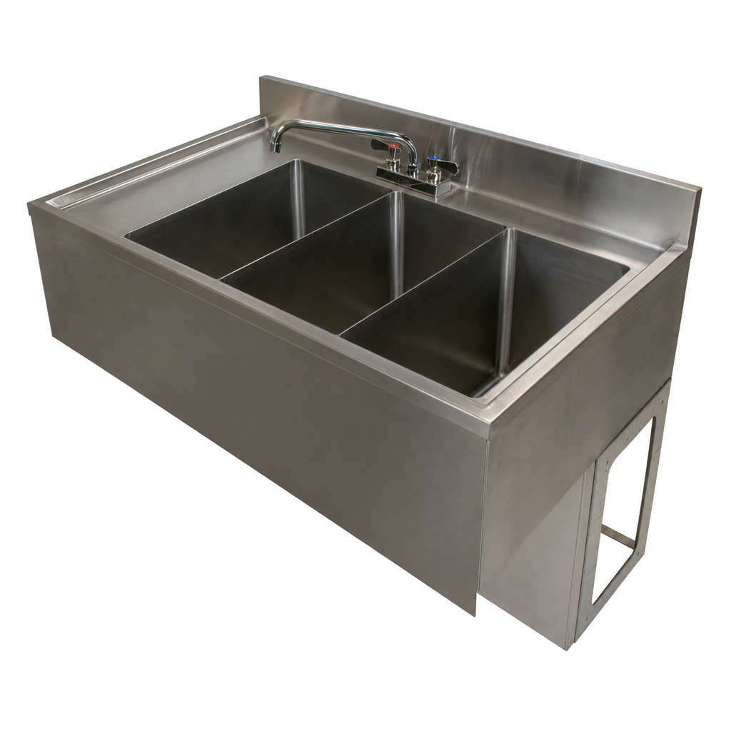 Four Compartment Sink