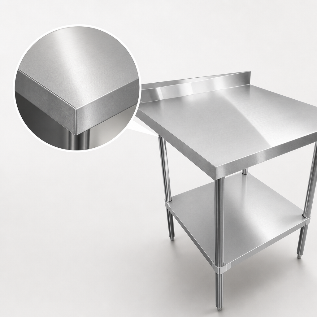 18-Gauge Stainless Steel Top