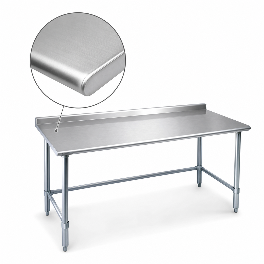 16-Gauge Stainless Steel Top
