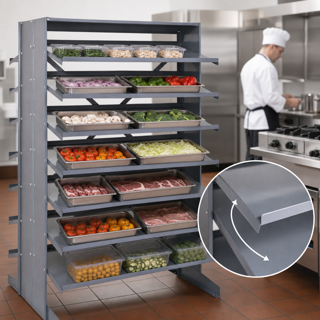 Sloped Shelf Design