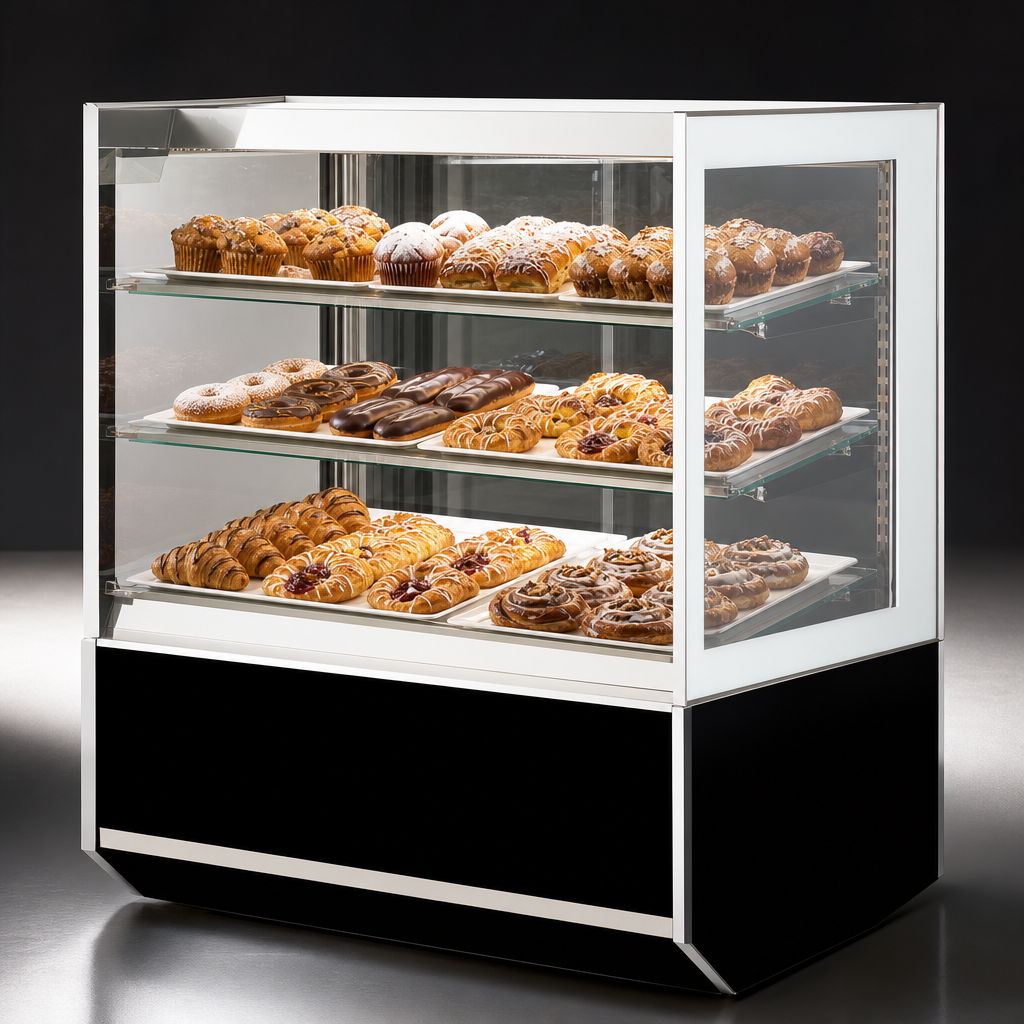 Three Adjustable Tempered Glass Shelves