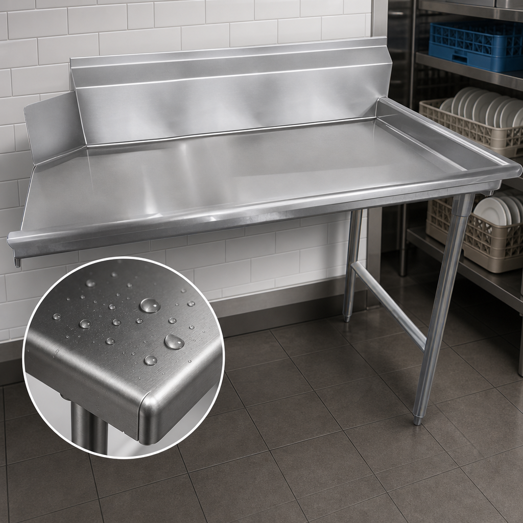 16-Gauge Stainless Steel Top