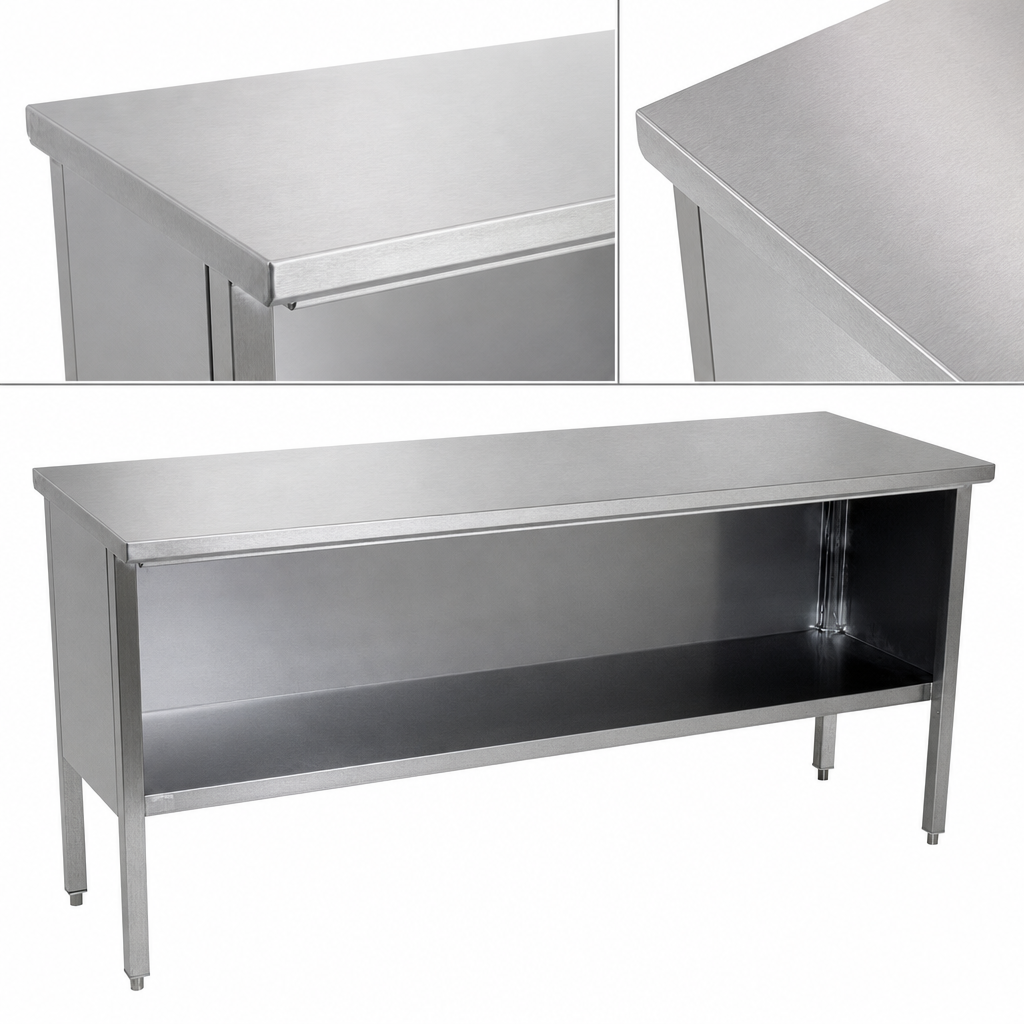 14-Gauge Stainless Steel Flat Top