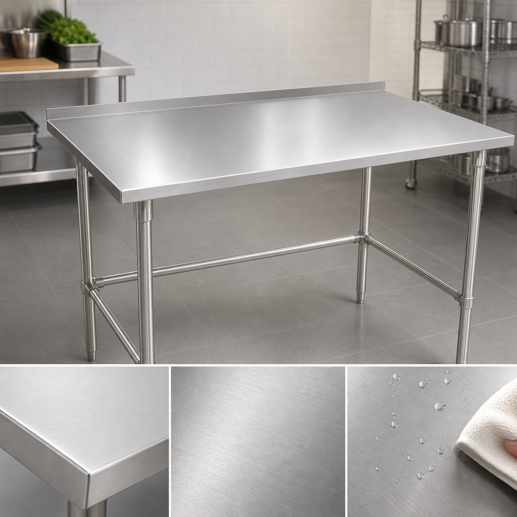16-Gauge Type 300 Stainless Steel Top