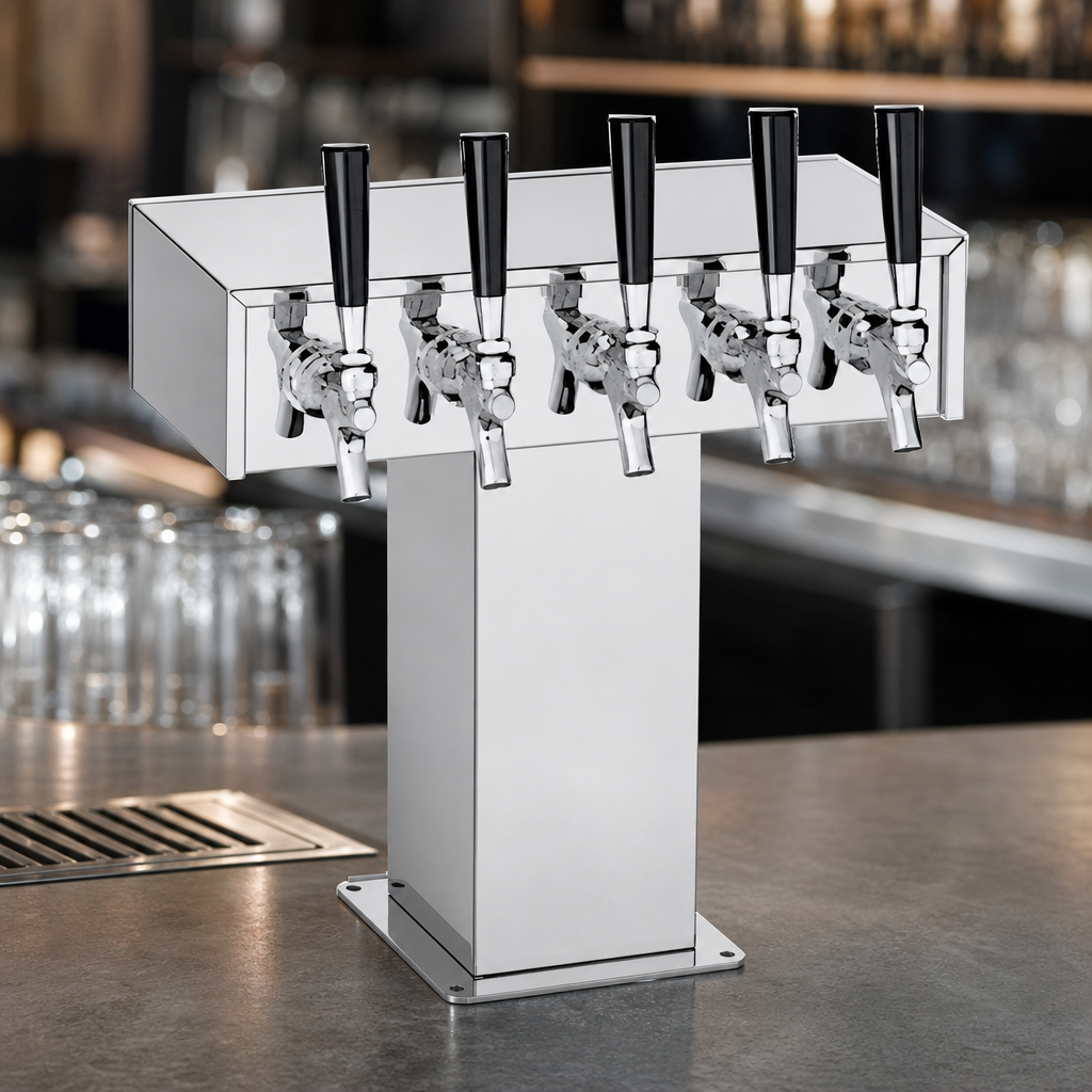 Five-Faucet Capacity