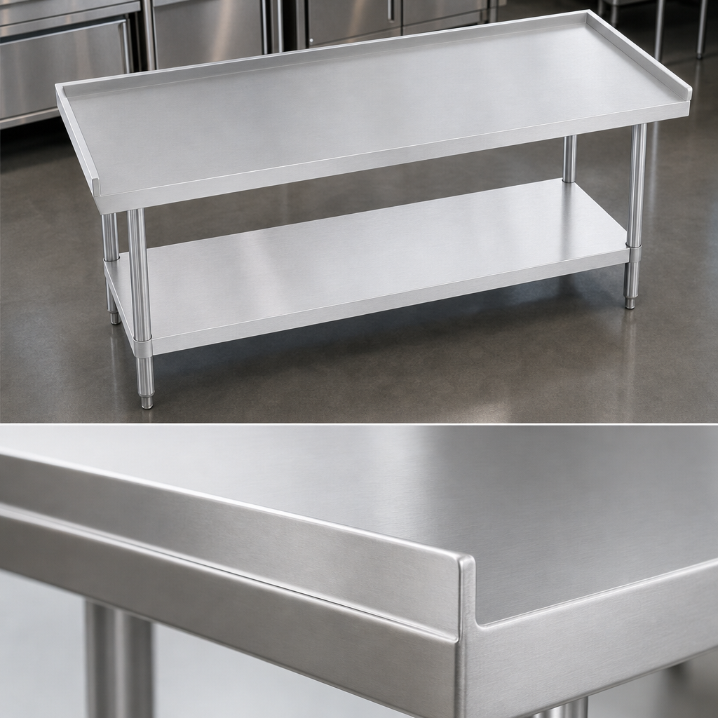 14-Gauge 304 Stainless Steel Top