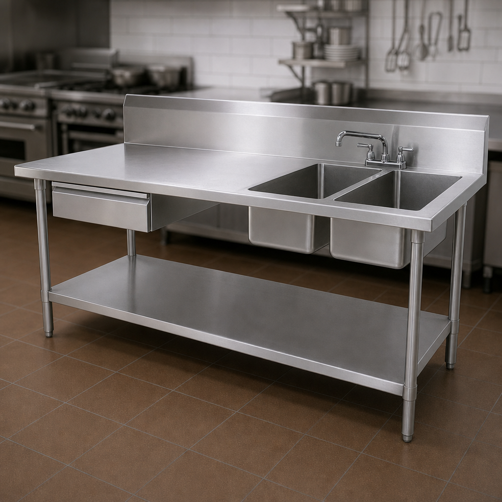 Right-End Dual Sink Layout