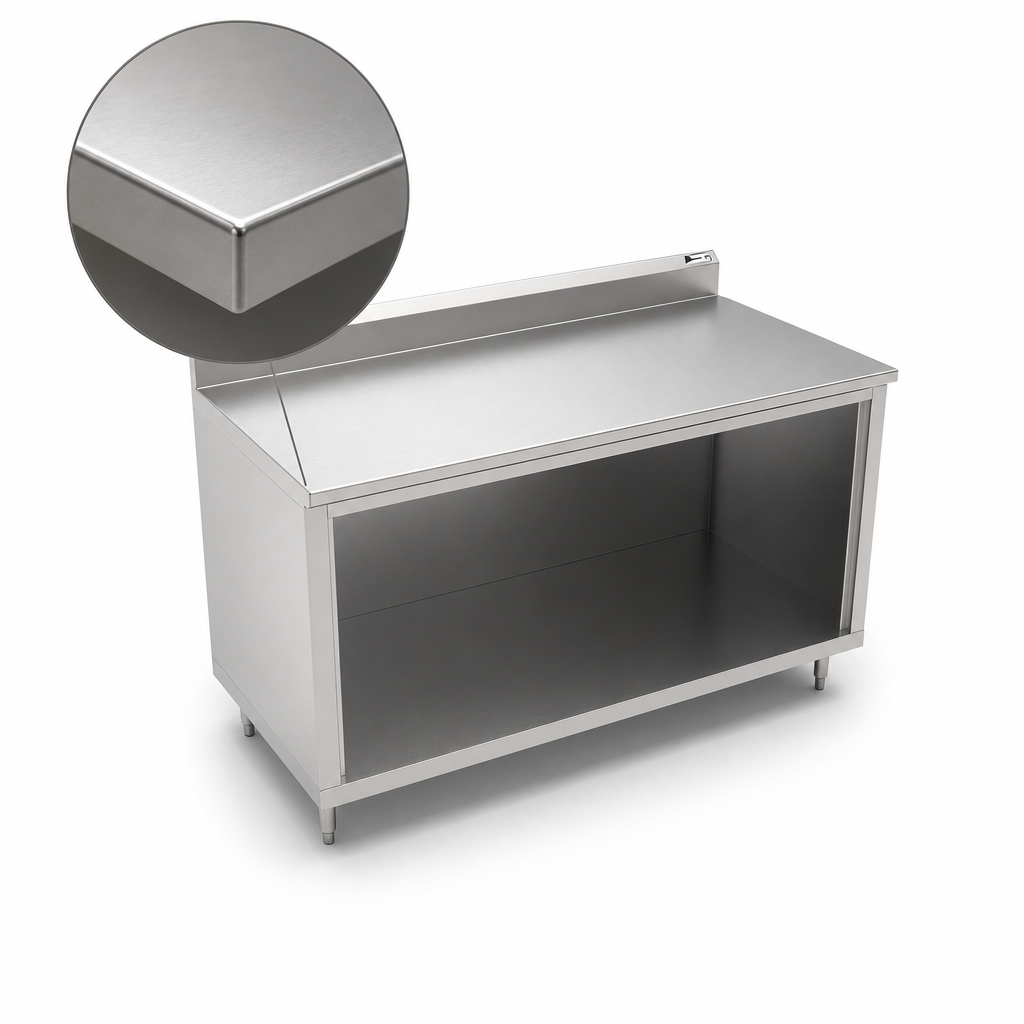 14-Gauge Stainless Steel Top