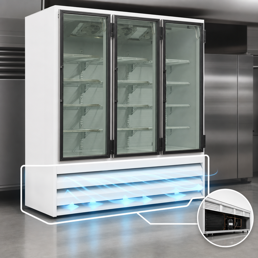 Bottom-Mounted Self-Contained Refrigeration