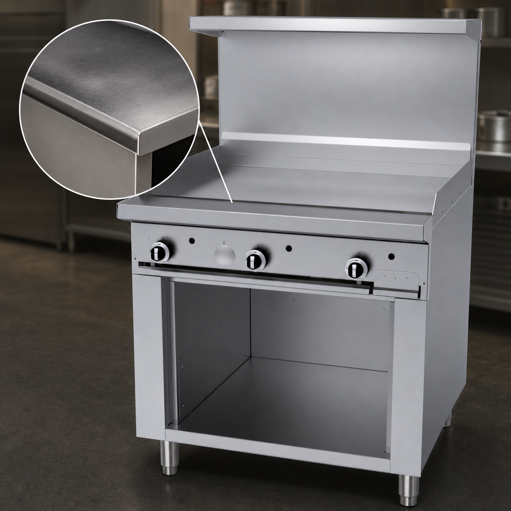 5/8-Inch Smooth Steel Griddle Plate