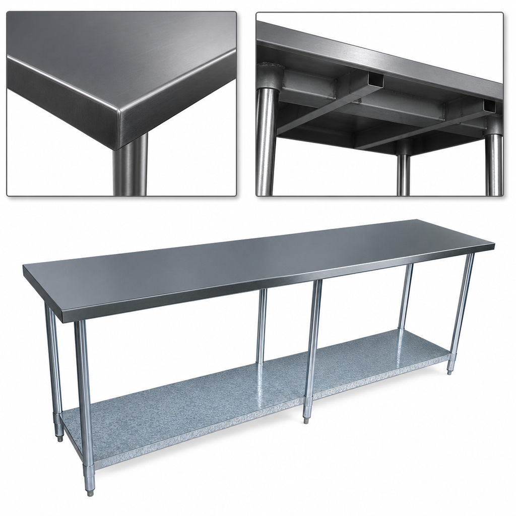Reinforced Stainless Steel Top