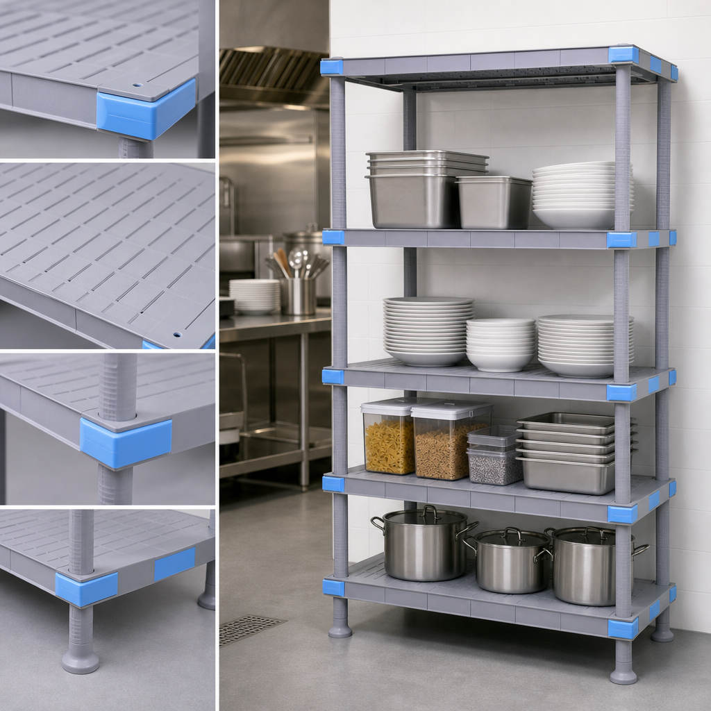 4 Solid Shelves