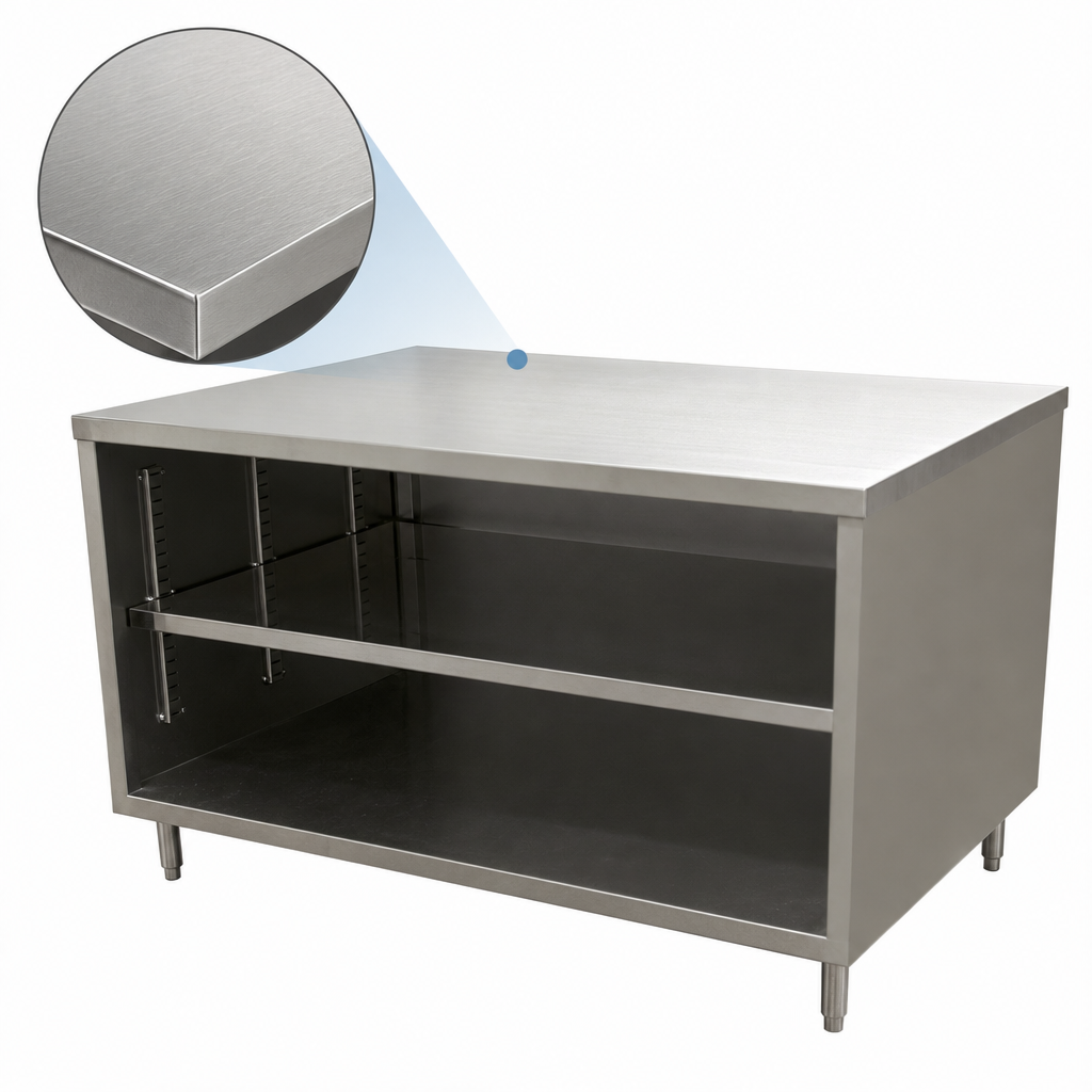 14-Gauge 304 Stainless Steel Top