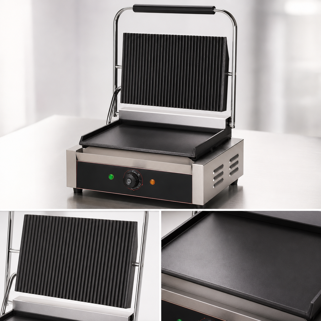 Grooved Top / Flat Bottom Plates