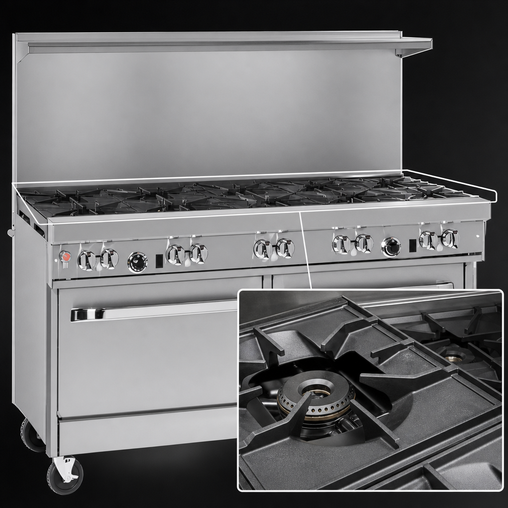 Open Burner Section