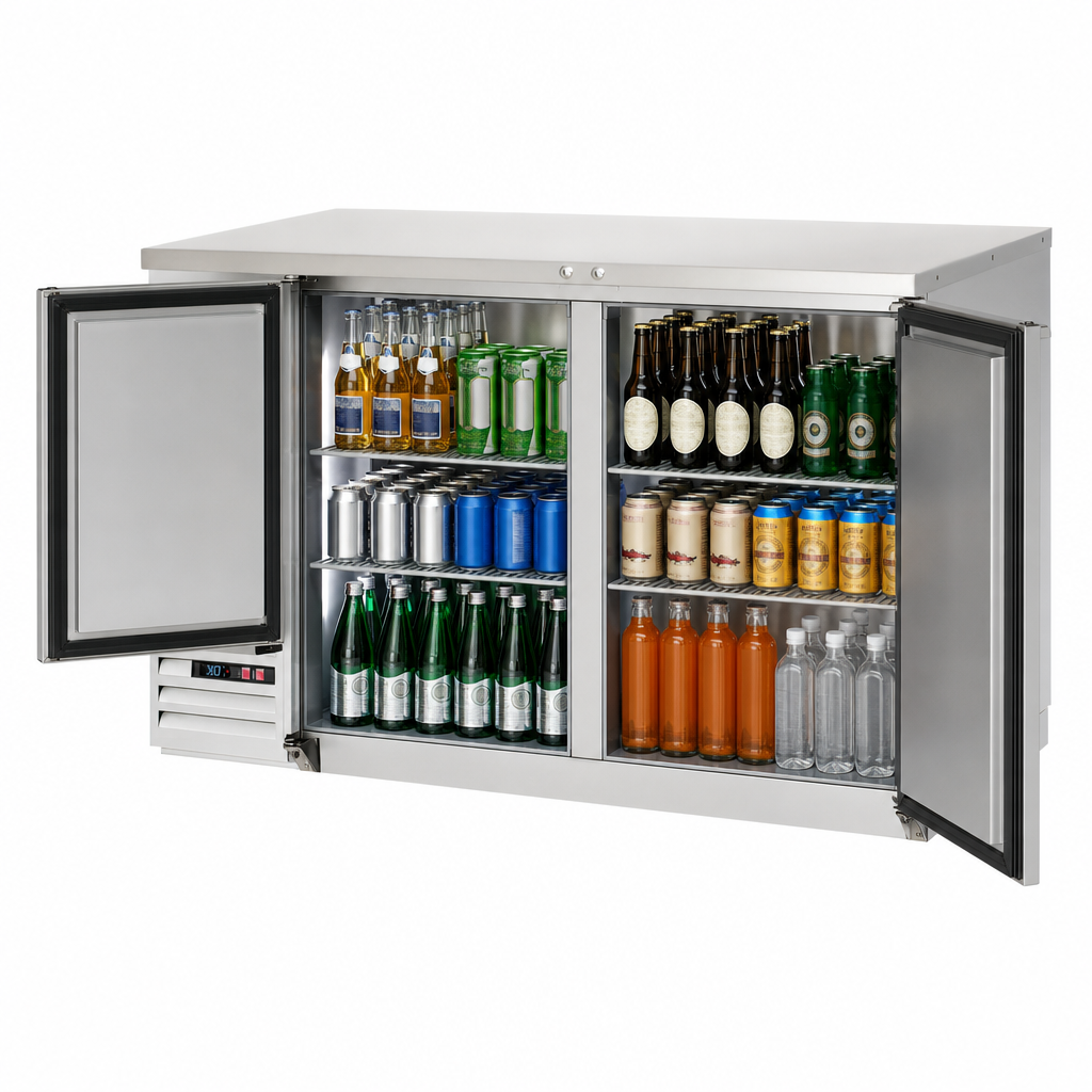 Two-Section Beverage Storage