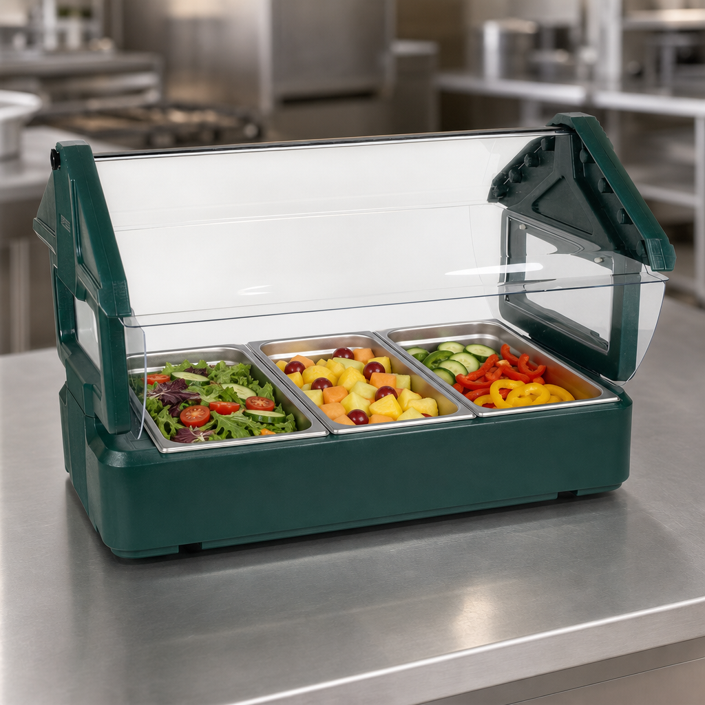 3 Full-Size Food Pan Capacity