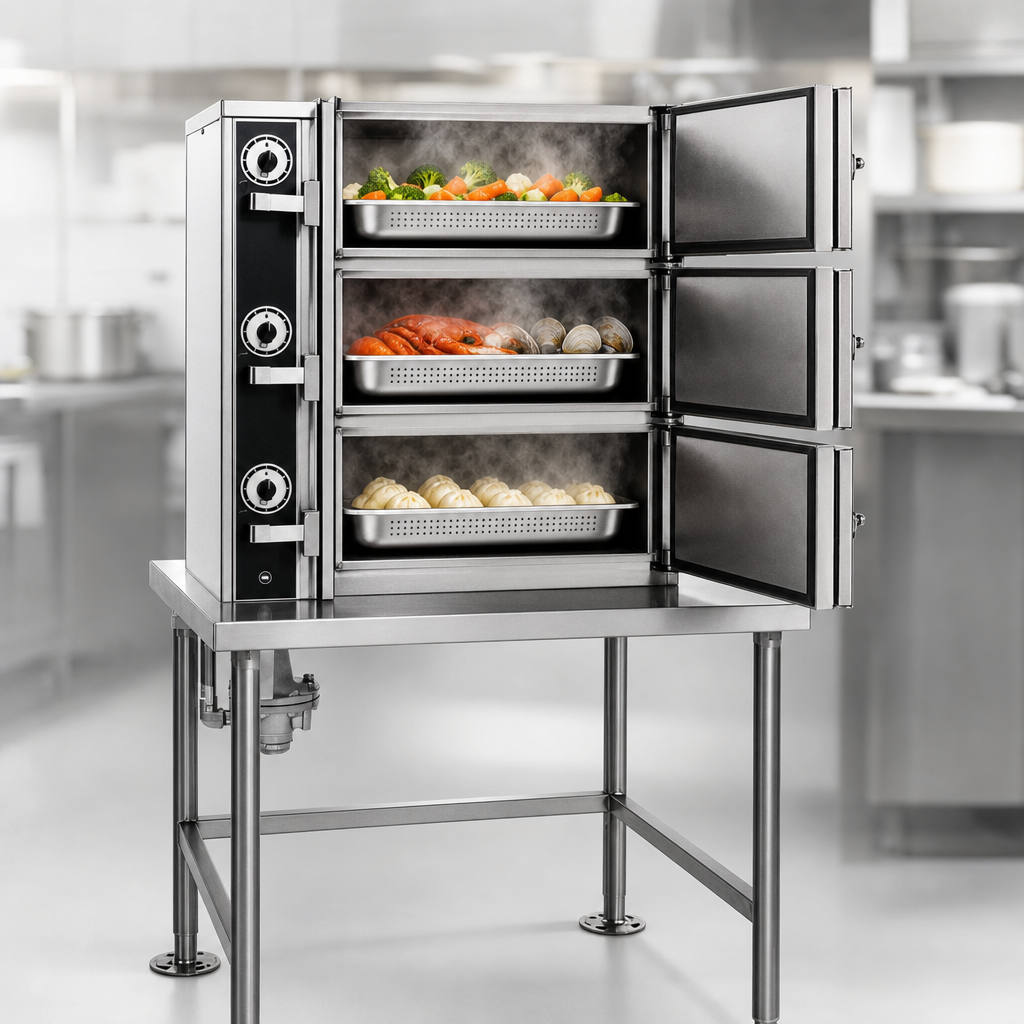 Three Cooking Compartments
