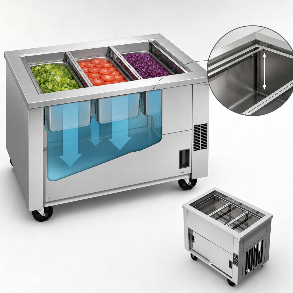 Extra Deep Refrigerated Wells