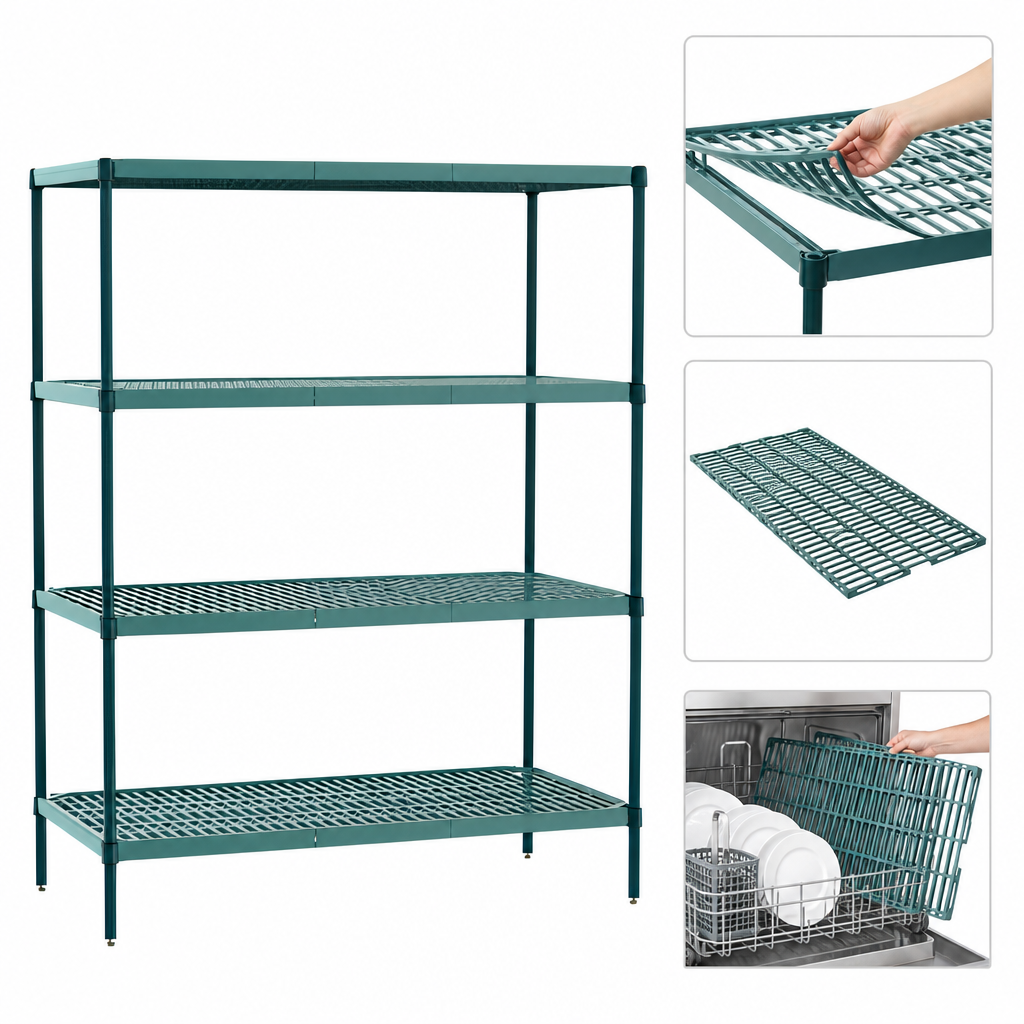 Removable Polymer Shelf Mats